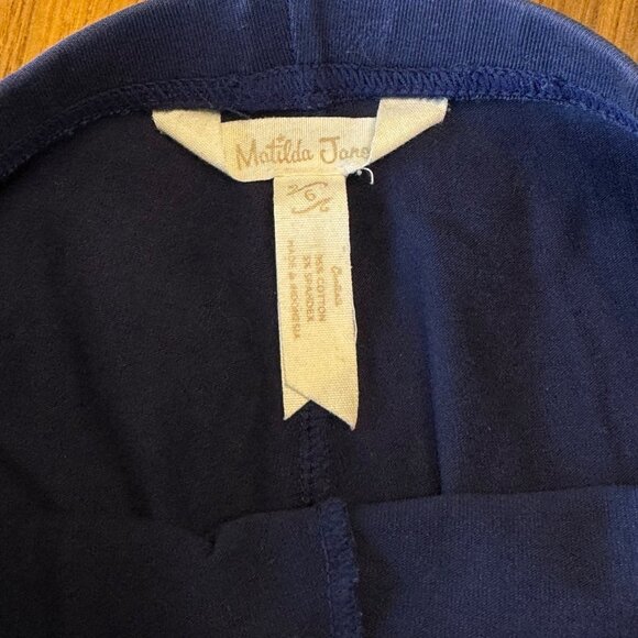 MATILDA JANE Leggings Bundle Girls 6 Legging Pants 3 Pairs Blue Stripes Ruffles - Picture 11 of 16